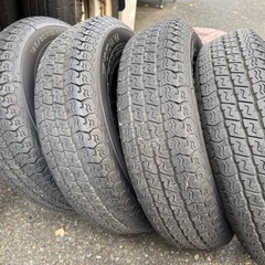 145/80R12 ４本バリ山　クラック有りの画像