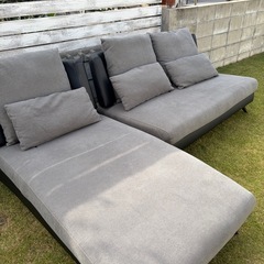 ニトリ　カウチソファーの画像