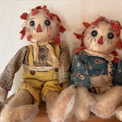 レトロカントリー人形4体の画像