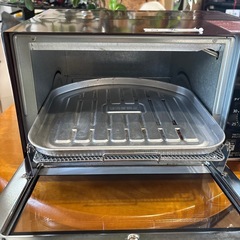 1点のみ💨お洒落♥️ボールド✖️ブラック✨ZOJIRUSHI🍞オーブントースターET-GT30象印レッド黒赤の画像