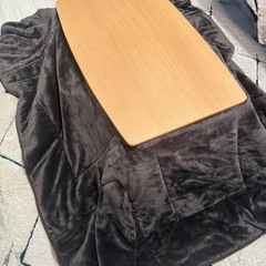 こたつ　毛布付き　2018年製