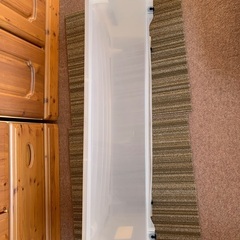 キャスター付き収納ケース幅40奥74高18cmの画像