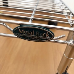 アイリスオーヤマ メタルミニラック本体 5段 キャスター付き ポール径19mm 幅55×奥行35×高さ174.5cm スチールラック サビに強い 防サビ加工 銀ラック 棚の画像