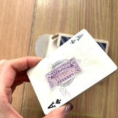 トランプ類税証紙　JAPAN ASIA Airways トランプ　の画像