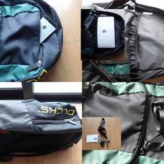 【本日限定】おしゃれリュック：他と被らないアメリカ留学で購入。新品・おまけ付きの画像