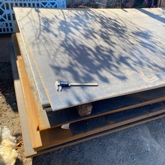 敷鉄板150cmx300cm厚み8mm-12mmの画像