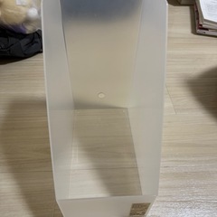 無印　スタンドファイルボックスワイド　0円の画像