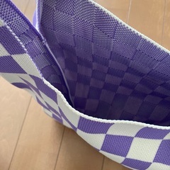 エコバッグ　BLOCKCHECK COLOR BAGの画像