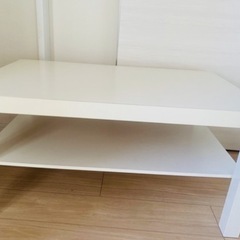 センターテーブル　白の画像