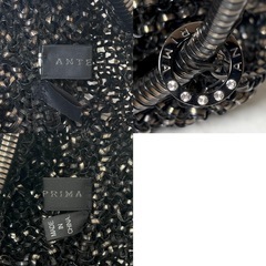 【極美品】ANTEPRIMA アンテプリマ ワイヤーバッグ ラウンド横型 ブラックの画像