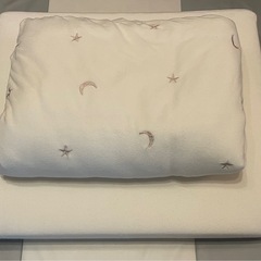 【PUPPAPUPO】レギュラーサイズ ベビー布団4点セット スター×アイボリーの画像