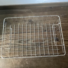 無印良品のワイヤーバスケット（ステンレス）の画像