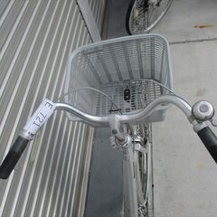 E721★限定特価　整備済み★ブリヂストン　カルーサ★ 中古自転車 【　24インチ　シルバー　 】 の画像