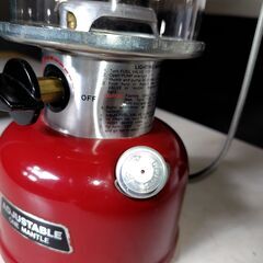 コールマン　ガソリンランタン　レッド　286A703　ジャンクの画像