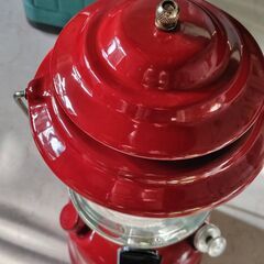 コールマン　ガソリンランタン　レッド　286A703　ジャンクの画像