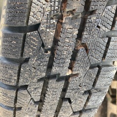 　バリ山！　スタッドレスタイヤ　155/65R13 の画像