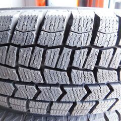 【JM911保管M】バリ溝！ 2024年製 DUNLOP WINTER MAXX WM02 ダンロップ ウィンターマックス 165/65R13 77Q BRIDGESTONE TOPRUNアルミホイール ブリヂストントップラン アルミホイール付きスタッドレスタイヤの画像