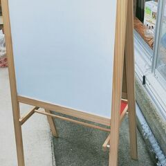 本格的、頑丈 大きめ 木製 立て看板 宣伝　ショップ　店舗用品　お店　販売　販促　ポップ ボードの画像