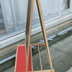 本格的、頑丈 大きめ 木製 立て看板 宣伝　ショップ　店舗用品　お店　販売　販促　ポップ ボードの画像