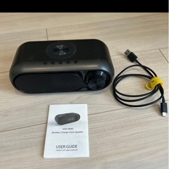 ワイヤレス充電&時計　Bluetooth接続の画像