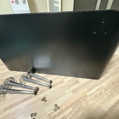ガラステーブル　黒の画像