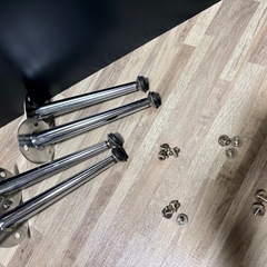 ガラステーブル　黒の画像