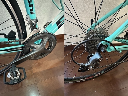【受け渡し済】【おまけ多数有】ロードバイク Bianchi ビアンキVia NIRONE7   2014年モデル　Claris 44cm