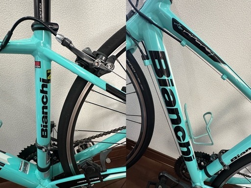 【受け渡し済】【おまけ多数有】ロードバイク Bianchi ビアンキVia NIRONE7   2014年モデル　Claris 44cm