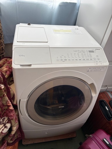 日立ドラム洗濯乾燥機　12/6kg BD-SV120JL2024年製