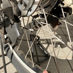 電動自転車　前後子供椅子付き　ヤマハ　kiss pass
の画像