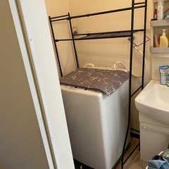 ニトリの洗濯機上ラックの画像