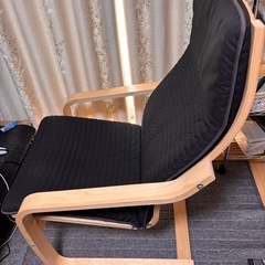 【決まりました】IKEA ポエング　パーソナルチェアの画像
