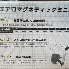 (ALINCO)エアロマグネティックミニバイクの画像