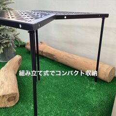 S'more和柄鉄製テーブル2枚組セット「50％OFF」の画像