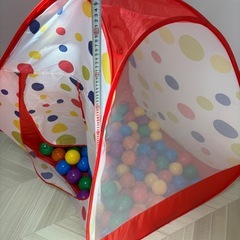 ボールプール、テント、トンネル、ボール約100個付きの画像