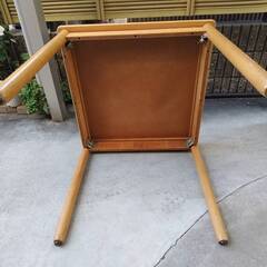 木製のダイニングテーブル　差し上げますの画像