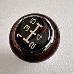 シフトノブ Aタイプ ウッド調 カー用品 MT車 マニュアル 車 5速の画像