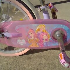 無料 子供自転車 プリンセスゆめカワ18 インチの画像