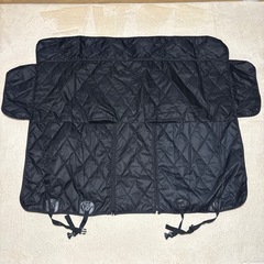 ペット用ドライブシート シートカバー 傷防止 お出かけ 車 犬　ブラックの画像