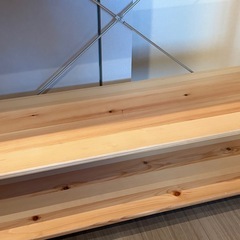 無印良品　パイン材　
ユニットシェルフ 86cmの画像