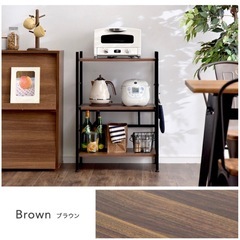 美品レンジ台 レンジラックの画像