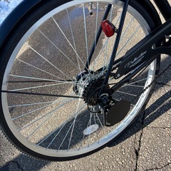 新品同様 マイパラス MC507  折りたたみ自転車 6段変速 シティサイクルの画像