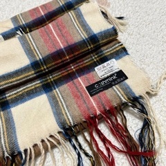 タータンチェック　マフラーの画像