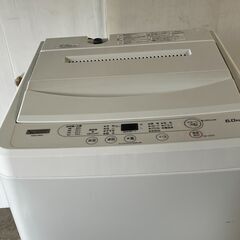 ヤマダ　2022年製 全自動洗濯機 6㎏ YAMADA SELECT YWM-T60H1 　お近くなら無料で配達いたしますの画像