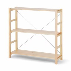 無印良品　パイン材　
ユニットシェルフ 86cmの画像