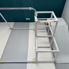 マイファーストキッズパーク ホワイト ジャングルジム 室内 滑り台 折りたたみ トイザらス限定の画像