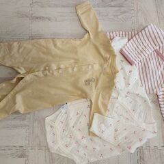 ロンパースサイズ70/9点(3点未使用)の画像