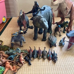恐竜　ジュラシック　おもちゃまとめての画像