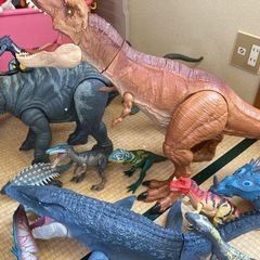 恐竜　ジュラシック　おもちゃまとめての画像