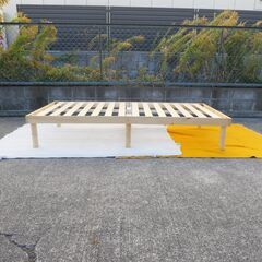 髙さ調整可能　すのこベッド　シングルベッド　フレーム　★在庫処分特価★店頭販売優先★ ★当日お持ち帰り限定★※お取り置きはできません。の画像